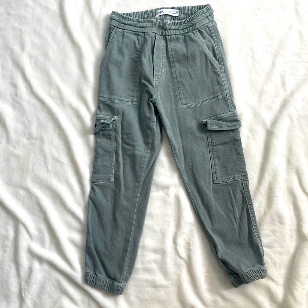 Zara Stretch Cargo Jogger Pants
